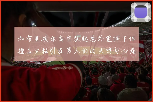 加布里埃尔高空跃起意外重摔下体撞击立柱引发男人们的共鸣与心痛